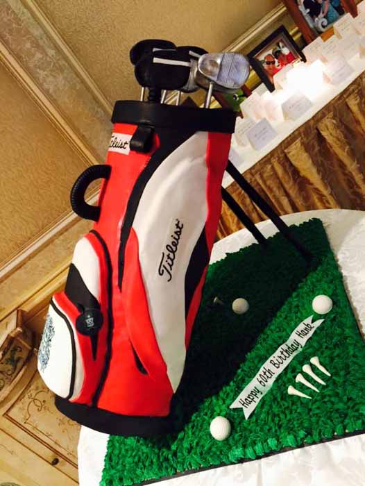 Golf Bag cake