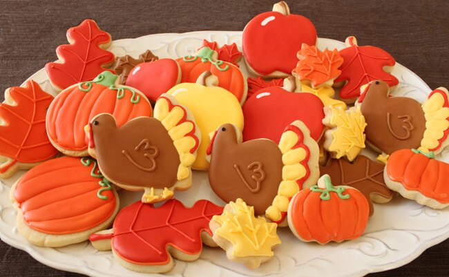 Thanksgiving Cookie Platter
