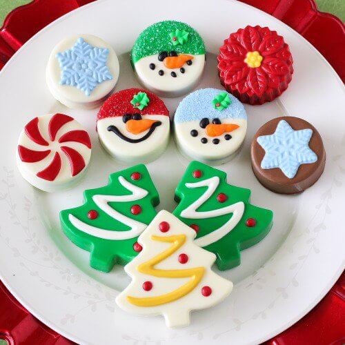 Variety of Christmas cookies