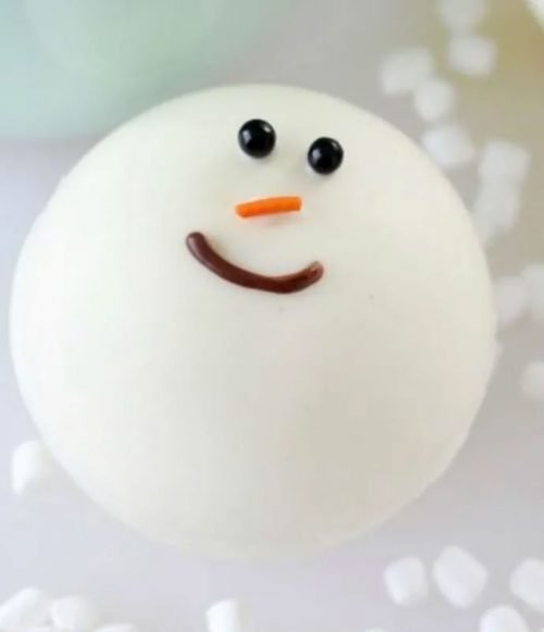 Snowman Cocoa Burst Bomb