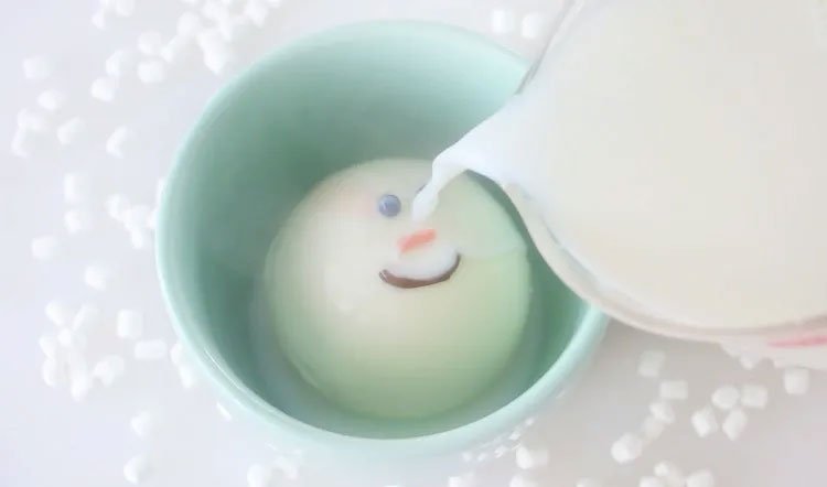Snowman Hot Cocoa Bomb